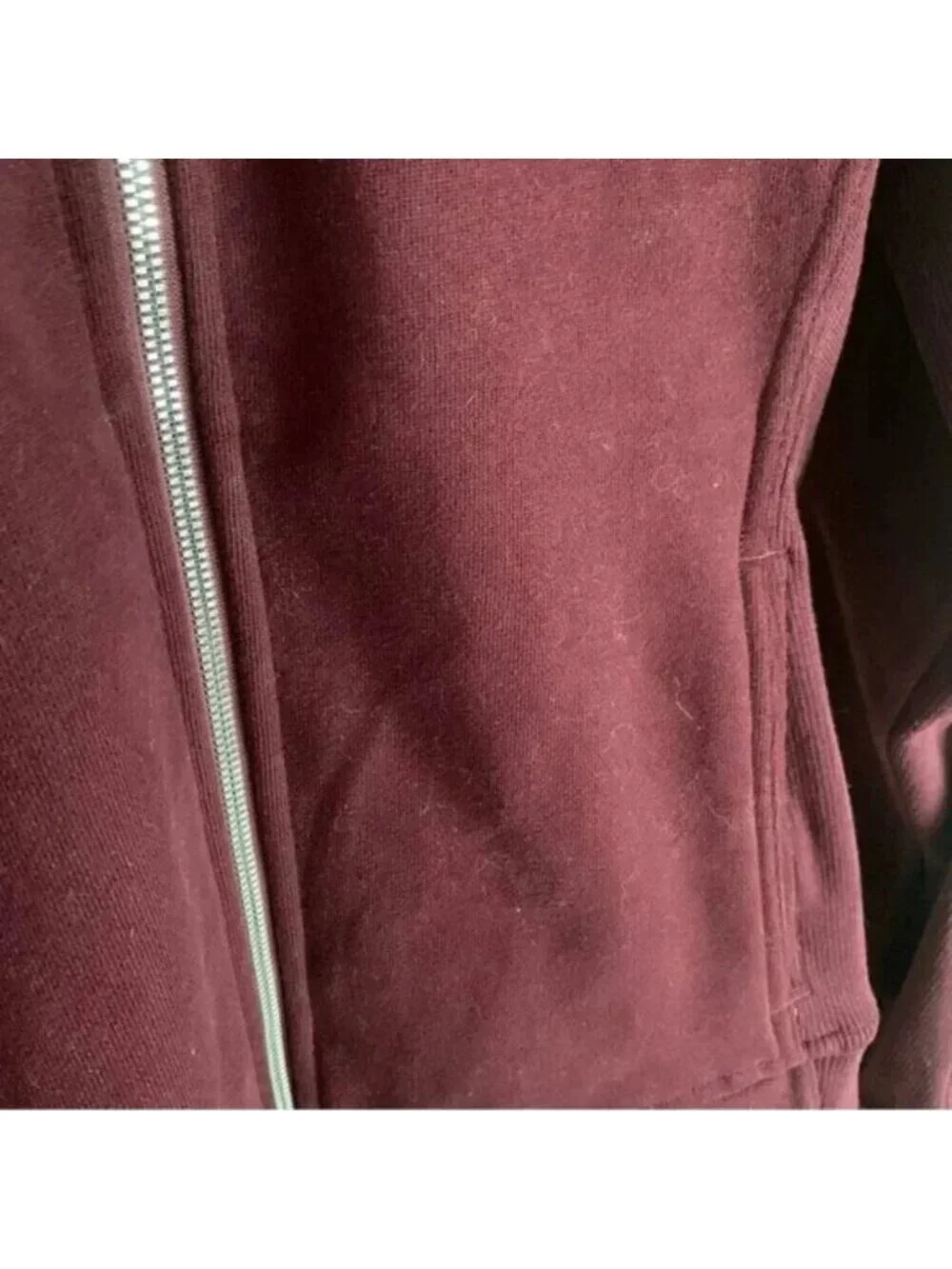 Lululemon Radiant Jacket II Cassis Athletic High Neck Cotton Fleece 10